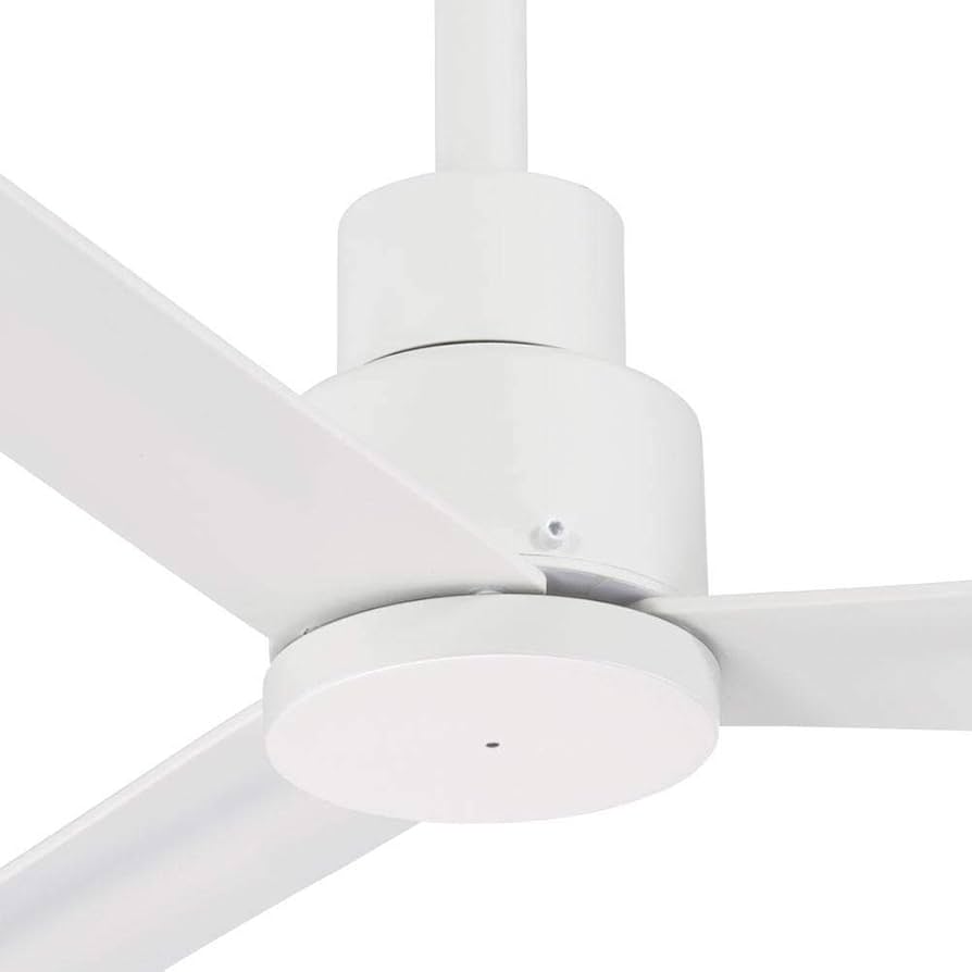 White flare3box分 Minka Aire 44 in. Simple Indoor/Outdoor Flat White Ceiling